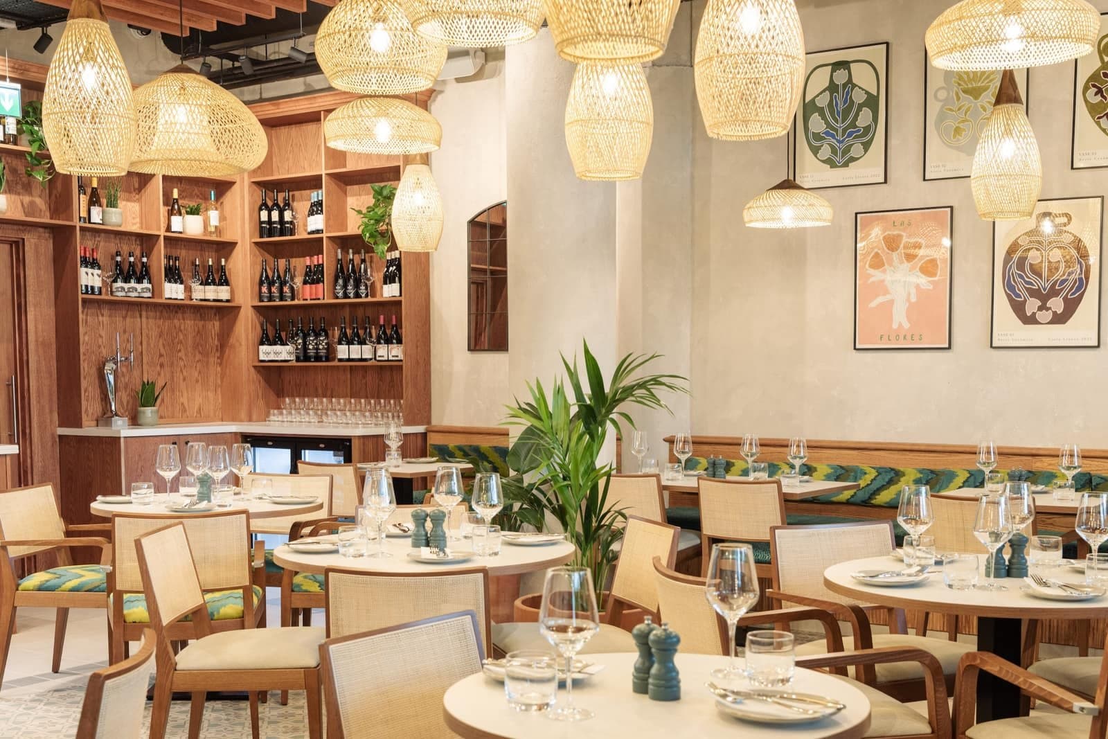 The dining room at La Gamba on the Southbank